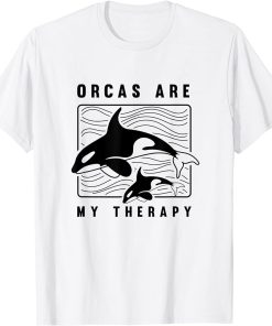 Sea Animal Nature Orcas as Therapy Whale T-Shirt